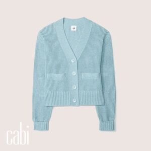 NWT cabi Blue Note Cardigan (6444); S; Cloud Blue